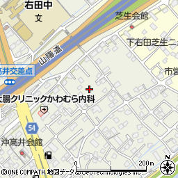 山口県防府市高井491周辺の地図