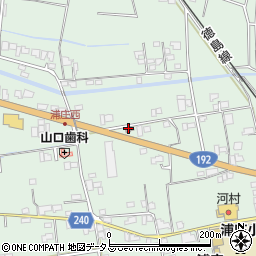 徳島名西警察署　石井庁舎石井町浦庄駐在所周辺の地図