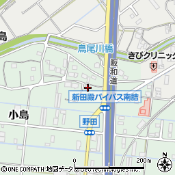 和歌山県有田郡有田川町小島136周辺の地図