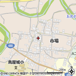 和歌山県有田郡有田川町市場139周辺の地図
