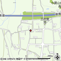 徳島県美馬市脇町小星860周辺の地図