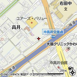 山口県防府市高井272周辺の地図