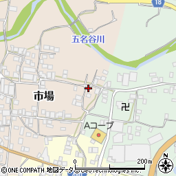 和歌山県有田郡有田川町市場181周辺の地図