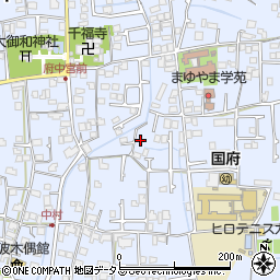 徳島県徳島市国府町中121-3周辺の地図