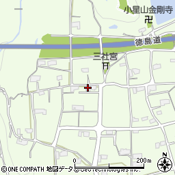 徳島県美馬市脇町小星862周辺の地図