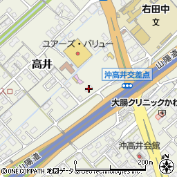 山口県防府市高井267周辺の地図