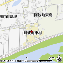 徳島県阿波市阿波町東村96周辺の地図