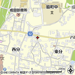 徳島県美馬市脇町大字猪尻東分118周辺の地図