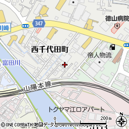 山口県周南市西千代田町4-4周辺の地図