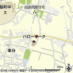 徳島県美馬市脇町大字猪尻東分4周辺の地図