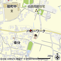 徳島県美馬市脇町大字猪尻東分6周辺の地図