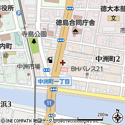 ＡＩＧ損害保険株式会社　徳島サービスセンター周辺の地図