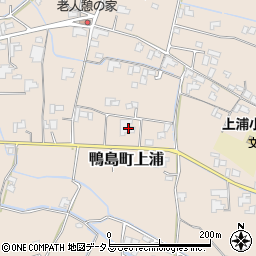 徳島県吉野川市鴨島町上浦836周辺の地図
