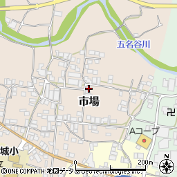 和歌山県有田郡有田川町市場155周辺の地図