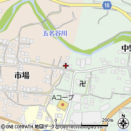 和歌山県有田郡有田川町市場183周辺の地図