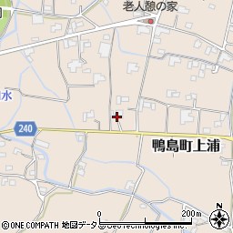 徳島県吉野川市鴨島町上浦751周辺の地図