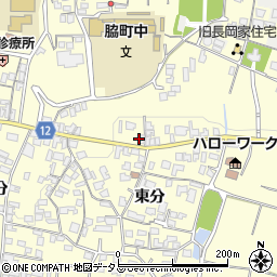 徳島県美馬市脇町大字猪尻東分16-5周辺の地図
