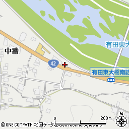 和歌山県有田市糸我町中番76周辺の地図