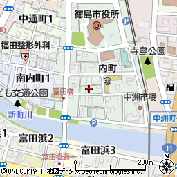 株式会社徳島読売連合広告社周辺の地図
