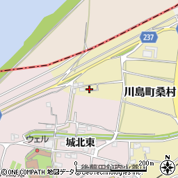 徳島県吉野川市川島町桑村25周辺の地図