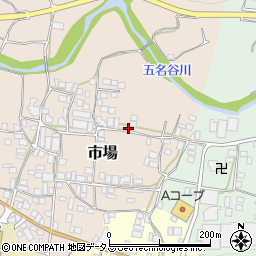 和歌山県有田郡有田川町市場200周辺の地図