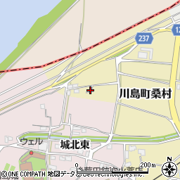 徳島県吉野川市川島町桑村25-2周辺の地図