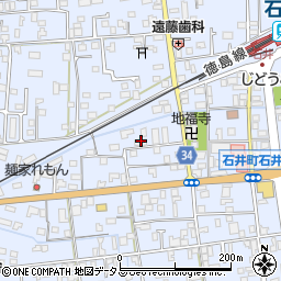 吉成獣医科病院周辺の地図