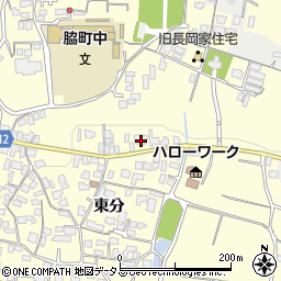 徳島県美馬市脇町大字猪尻東分12周辺の地図