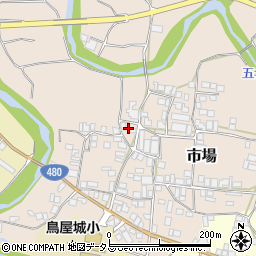 和歌山県有田郡有田川町市場138周辺の地図
