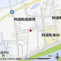 徳島県阿波市阿波町南整理123周辺の地図