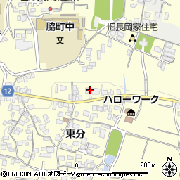 徳島県美馬市脇町大字猪尻東分13周辺の地図