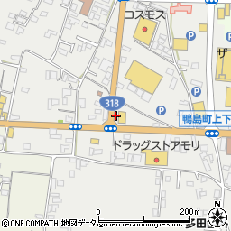 徳島県吉野川市鴨島町上下島372周辺の地図