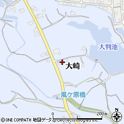 山口県防府市大崎山周辺の地図