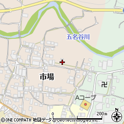 和歌山県有田郡有田川町市場199周辺の地図
