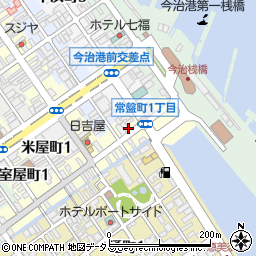 愛媛県今治市常盤町1丁目3周辺の地図