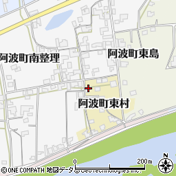 徳島県阿波市阿波町東村105周辺の地図