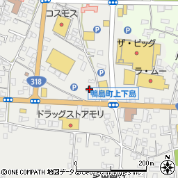 徳島県吉野川市鴨島町上下島390周辺の地図