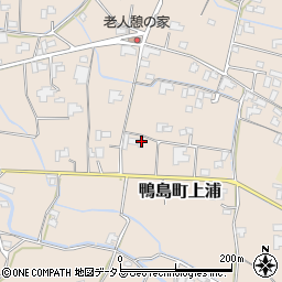 徳島県吉野川市鴨島町上浦830周辺の地図