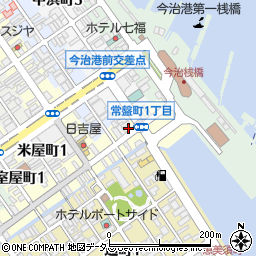 愛媛県今治市常盤町1丁目3-3周辺の地図