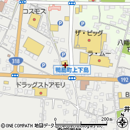 徳島県吉野川市鴨島町上下島122周辺の地図