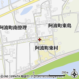 徳島県阿波市阿波町東村103周辺の地図