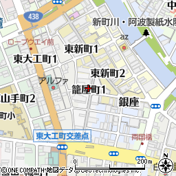 〒770-0914 徳島県徳島市籠屋町の地図