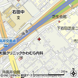 山口県防府市高井484周辺の地図