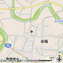 和歌山県有田郡有田川町市場251周辺の地図