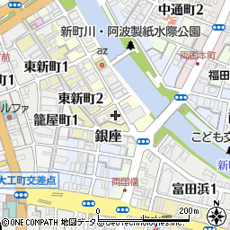 ミニッツパーク２４ｈ東船場第３駐車場周辺の地図