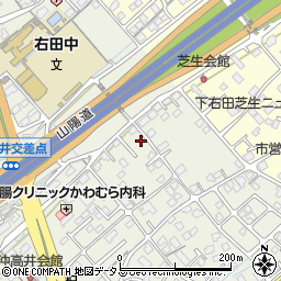 山口県防府市高井484-9周辺の地図