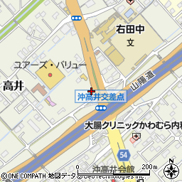 山口県防府市高井291周辺の地図