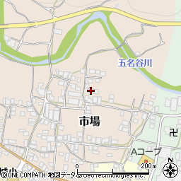 和歌山県有田郡有田川町市場206周辺の地図