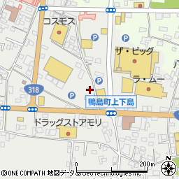 徳島県吉野川市鴨島町上下島392周辺の地図