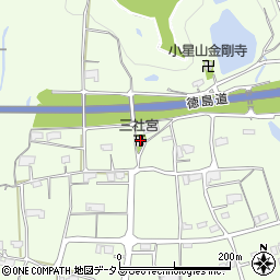 徳島県美馬市脇町小星269周辺の地図